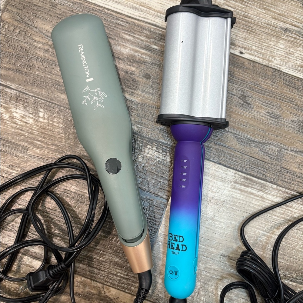 Remington Hair Straightener and Bed Head Waver Set